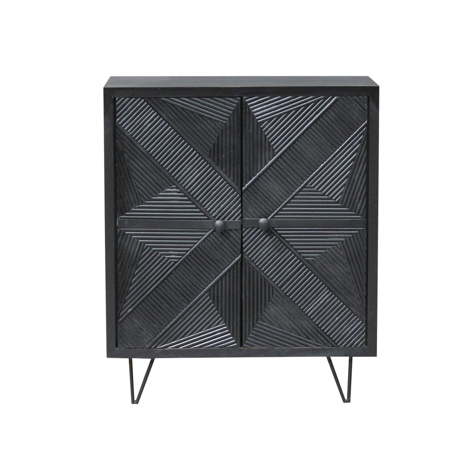 Aomori Negra – Designer Dressoir – NIEUW ASIA RYU, Ophalen, Zo goed als nieuw, Vrijstaande haard