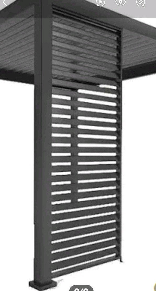 Nieuw in doos Nubuiten shutter louvrescherm, Ophalen, Nieuw