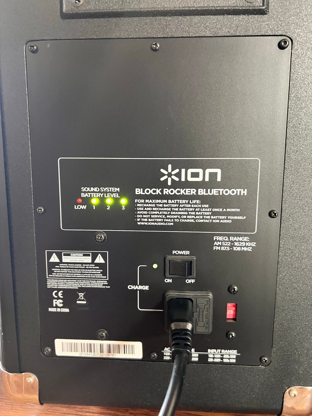ION Block Rocker Bluetooth Speaker met microfoon