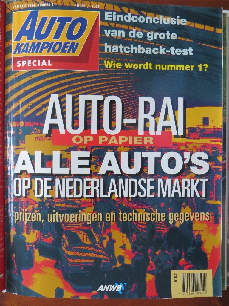 Autokampioen 5 1994 RAI-nummer Omega Fiesta Lancer BMW 316, Ophalen of Verzenden, Nieuw, BMW
