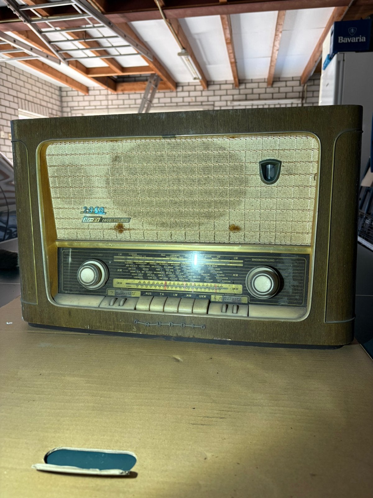 Vintage radio., Audio, Tv en Foto, Radio's, Ophalen, Gebruikt