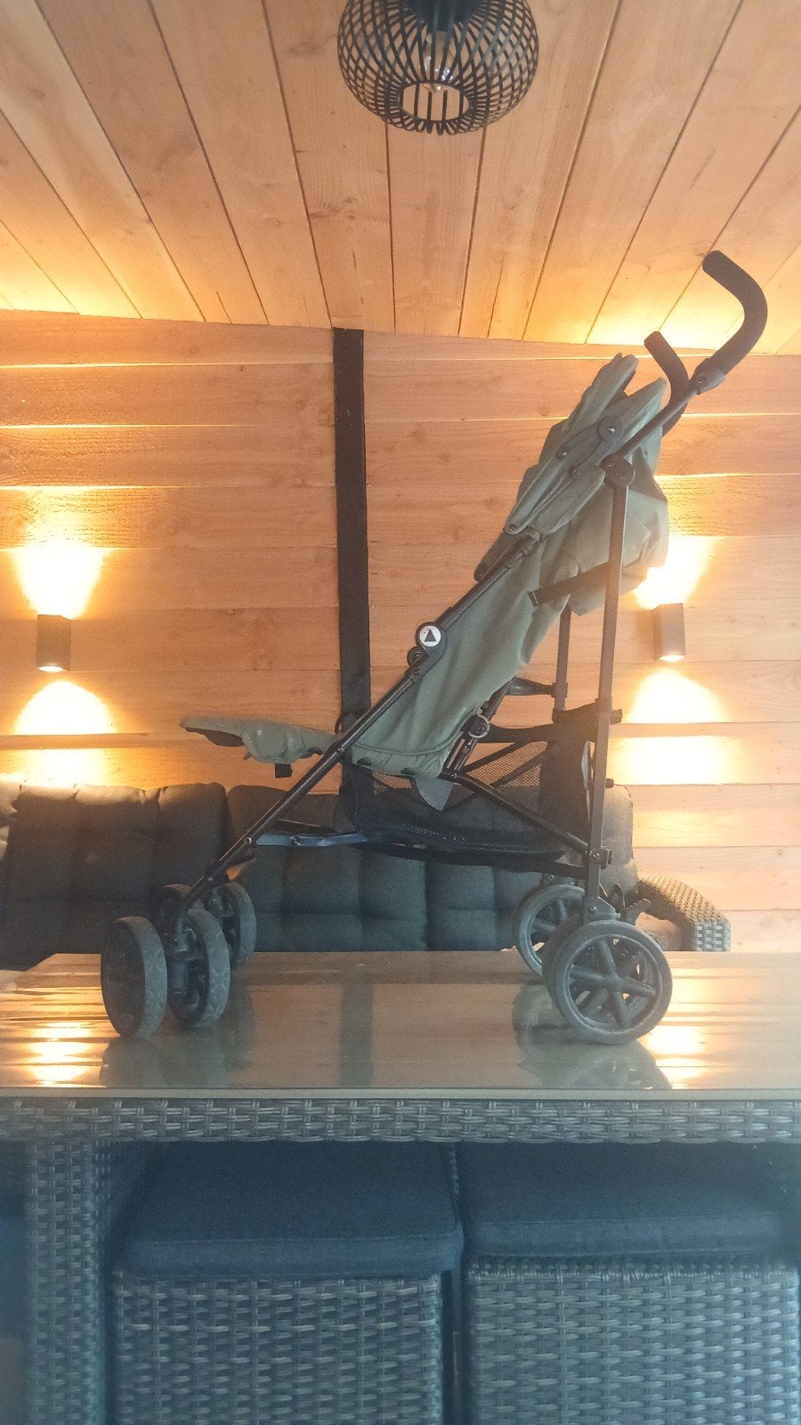 Buggy groen, Kinderen en Baby's, Buggy's, Ophalen, Zo goed als nieuw