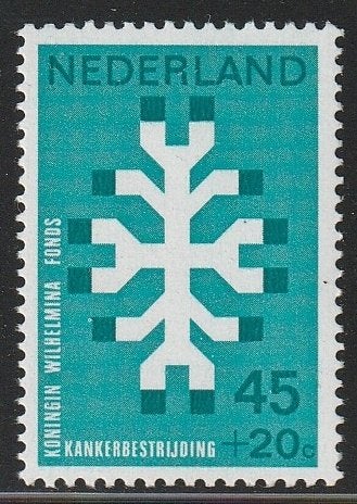 Nederland 1969 929 Kankerbestrijding 45c, Postfris, Ophalen of Verzenden, Na 1940, Postfris