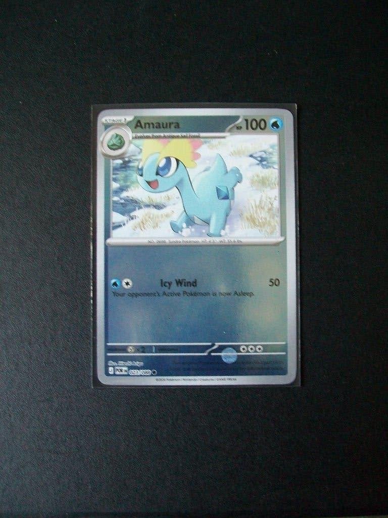 4504. Nieuwe Pokemon Kaart Holofoil AMAURA HP 70 (023/088), Verzenden, Nieuw, Losse kaart, Foil