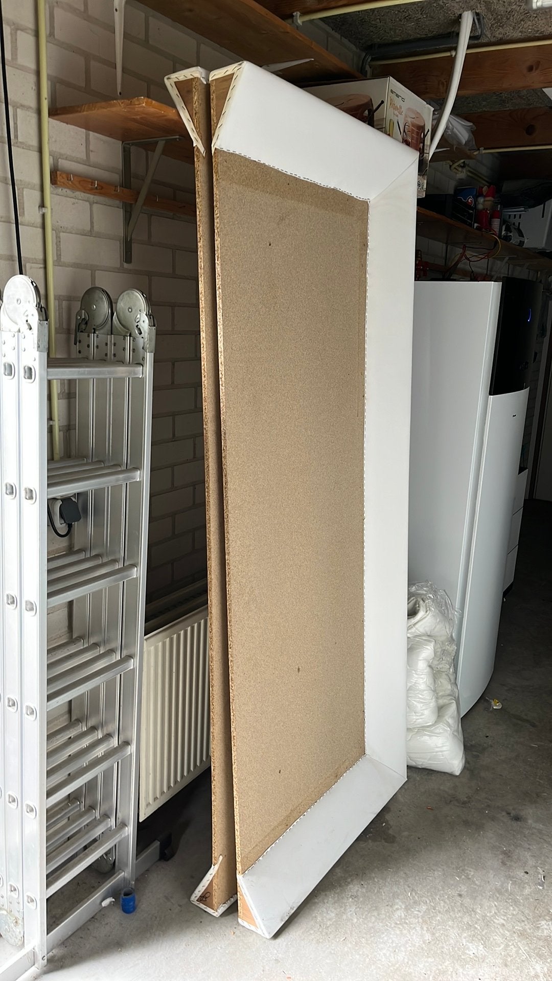 2 platen mdf 80 bij 200, Ophalen, Gebruikt, Overige materialen