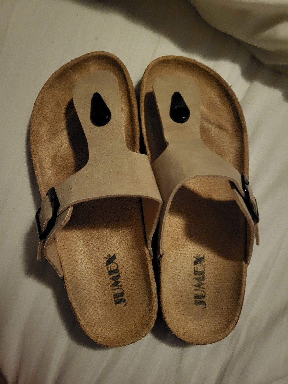 Jumex slippers maat 38 - Beige sandalen, Beige, Nieuw, Jumex, Sandalen of Muiltjes