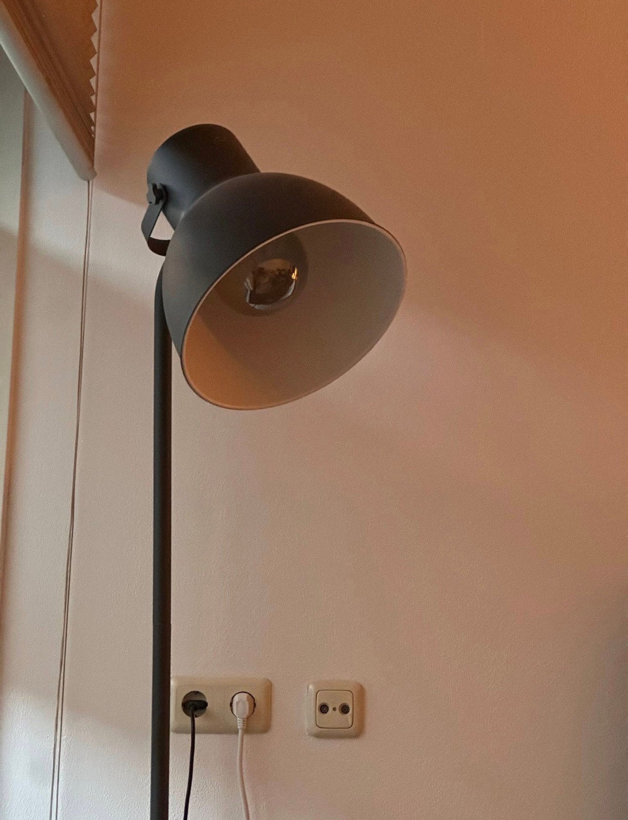 Ikea Hektar lamp grijs, Ophalen, Zo goed als nieuw, 150 tot 200 cm