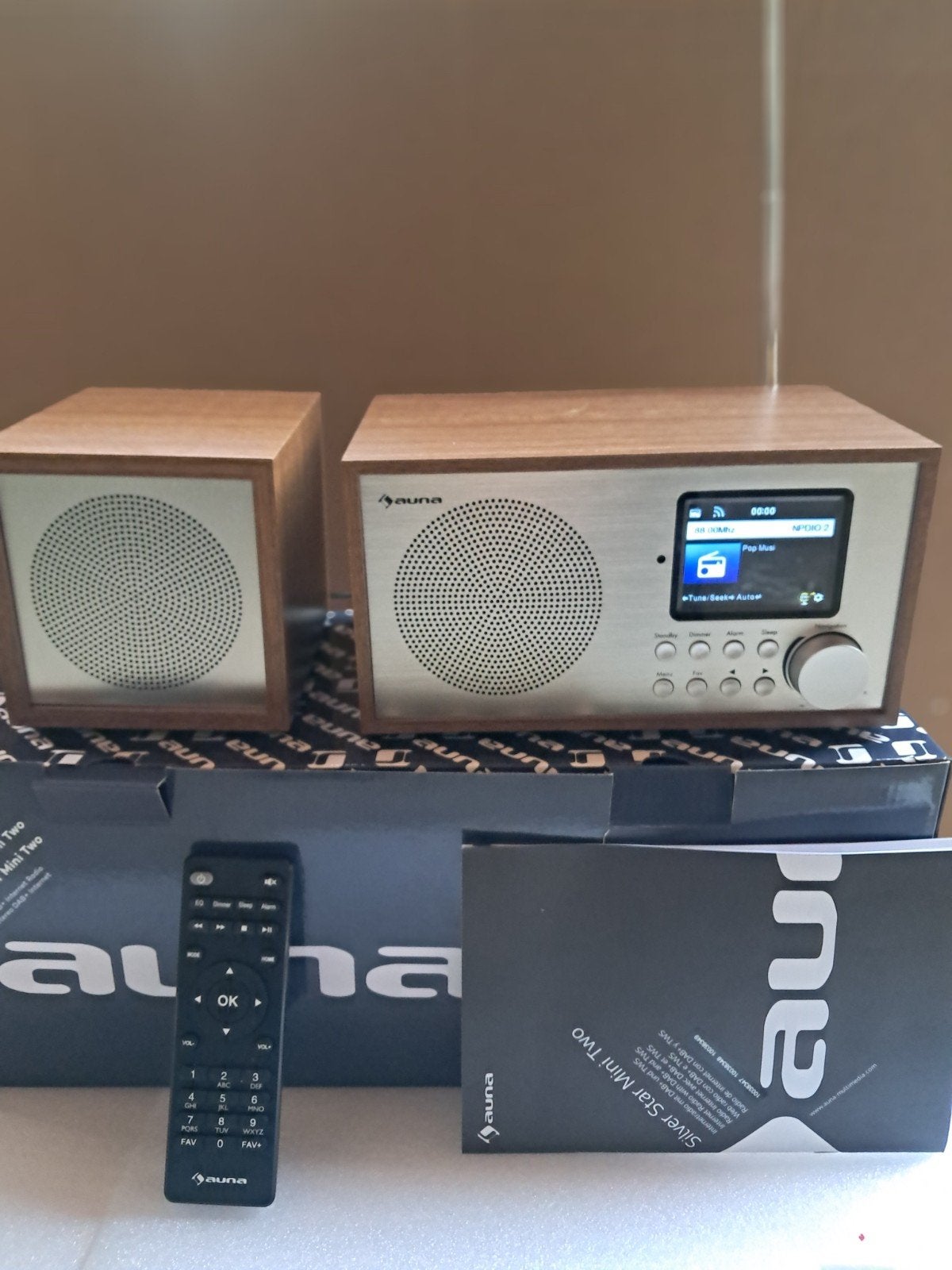 Auna Silver Star Mini Two Internetradio met DAB+/FM, Ophalen of Verzenden, Nieuw, Radio
