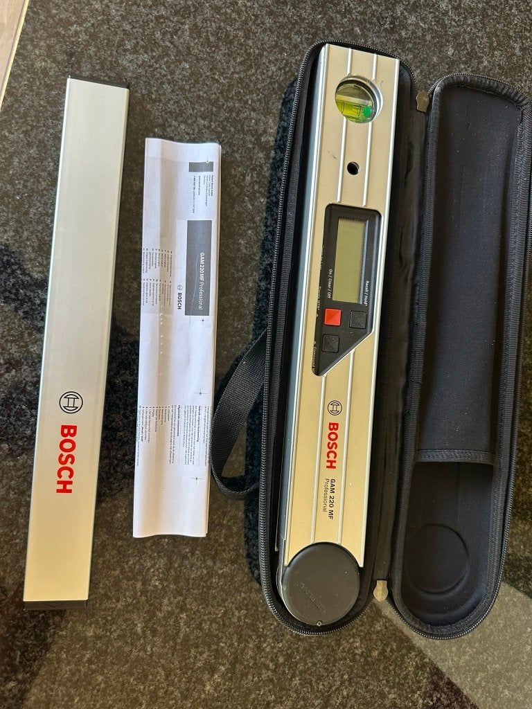 Elektronische Hoekmeter, merk Bosch, Ophalen of Verzenden, Zo goed als nieuw, Overige typen, Bosch