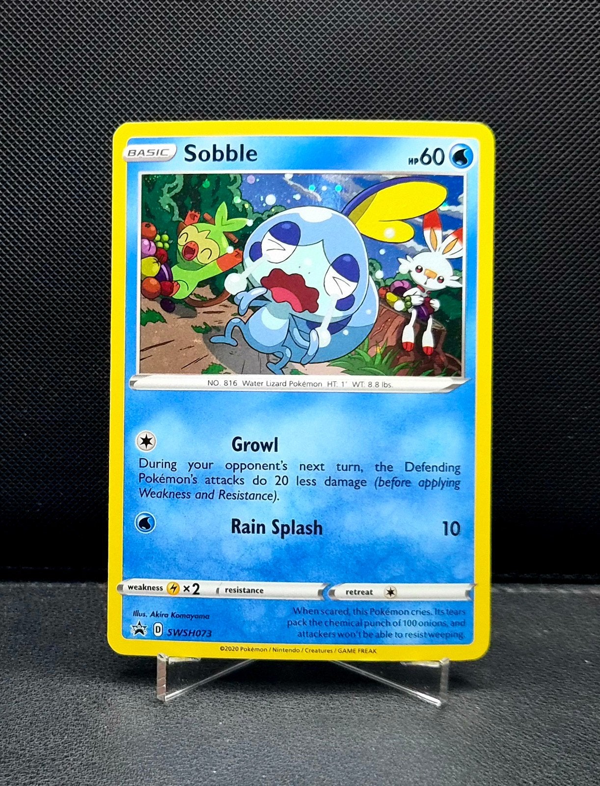 Sobble Cosmos Holo SWSH073 Promo kaart 2020, Ophalen of Verzenden, Zo goed als nieuw