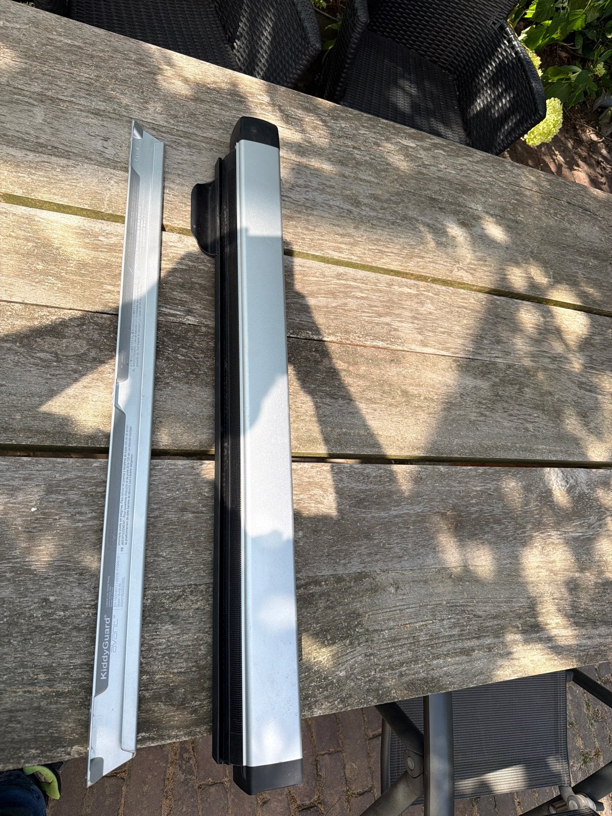 Kiddyguard Avant oprolbaar traphekje, Ophalen, Gebruikt, Aluminium, 100 tot 115 cm