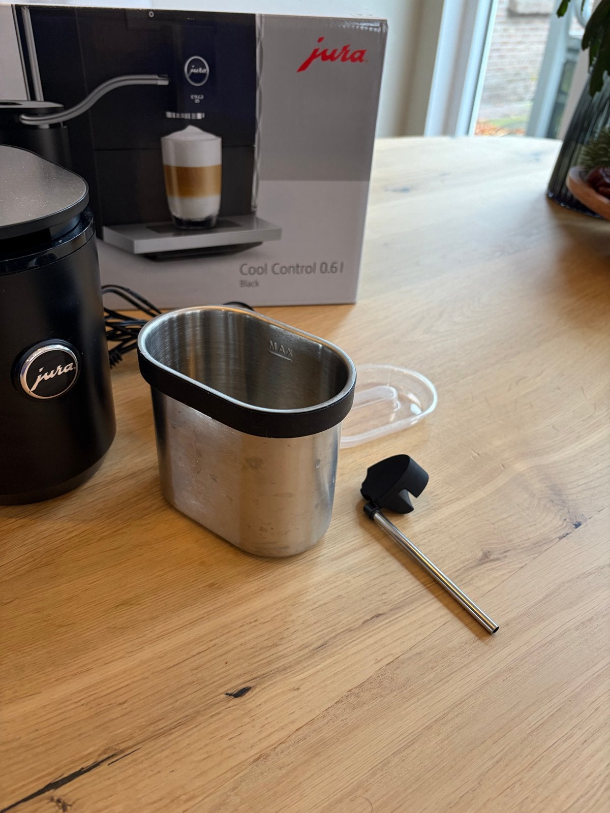 Jura Cool Control 0.6 L melkkoeler, Overige modellen, Overige typen, Ophalen of Verzenden, Zo goed als nieuw