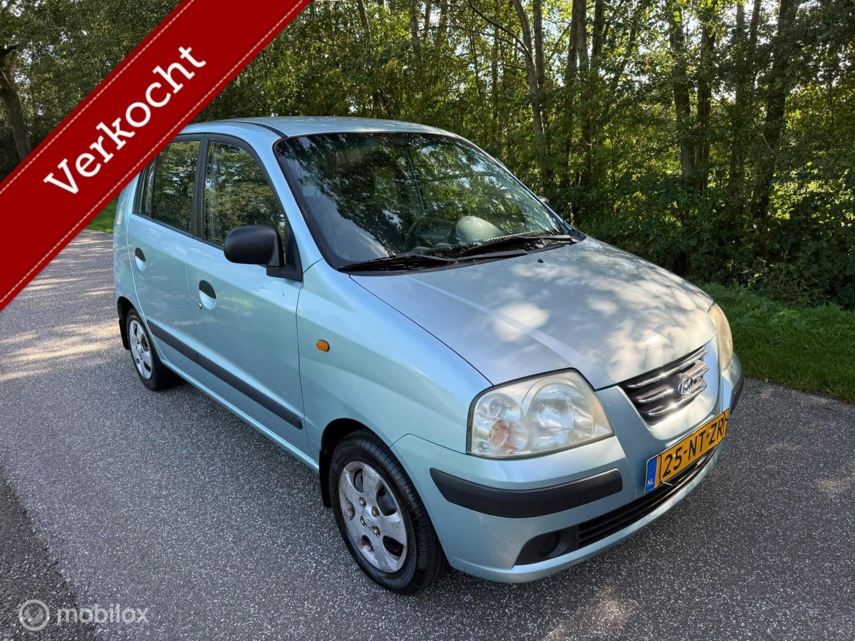 Hyundai Atos 1.1i Active Apk 06-07-2027, Auto's, Voorwielaandrijving, 31 €/maand, 4 cilinders, Origineel Nederlands