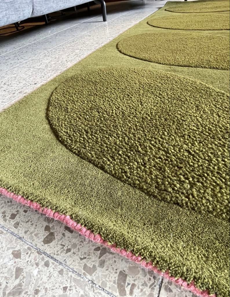 Brink en Campman Solid Stem tapijt groen, Ophalen, Rechthoekig, Groen, Nieuw