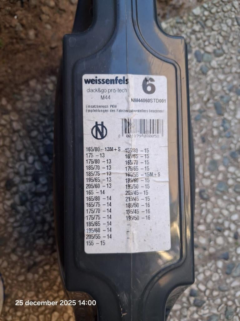 Weissenfels Clack & Go Pro-Tech M44 – maat 6, Ophalen of Verzenden