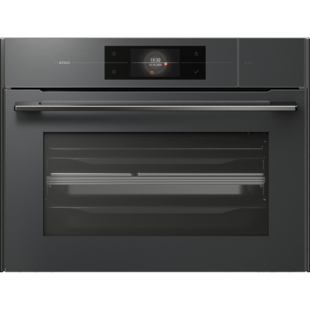 45CM ATAG CS4585M1C Combi-stoomoven Pearl Grey NIEUW IN DOOS, Hete lucht, Oven, Nieuw, Inbouw