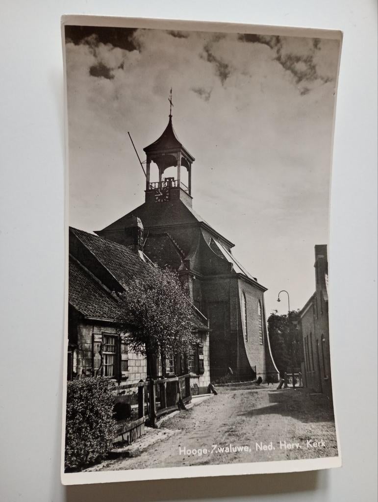 Hooge Zwaluwe NH Kerk, Verzamelen, Ansichtkaarten | Nederland, Ophalen of Verzenden, 1920 tot 1940, Ongelopen, Noord-Brabant