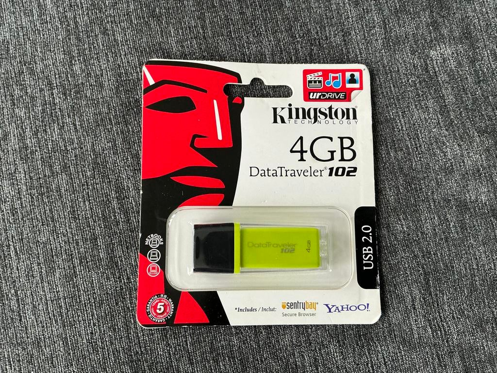 Nieuwe Kingston USB Stick 4GB, Computers en Software, USB Sticks, Ophalen of Verzenden, Nieuw, 4 GB