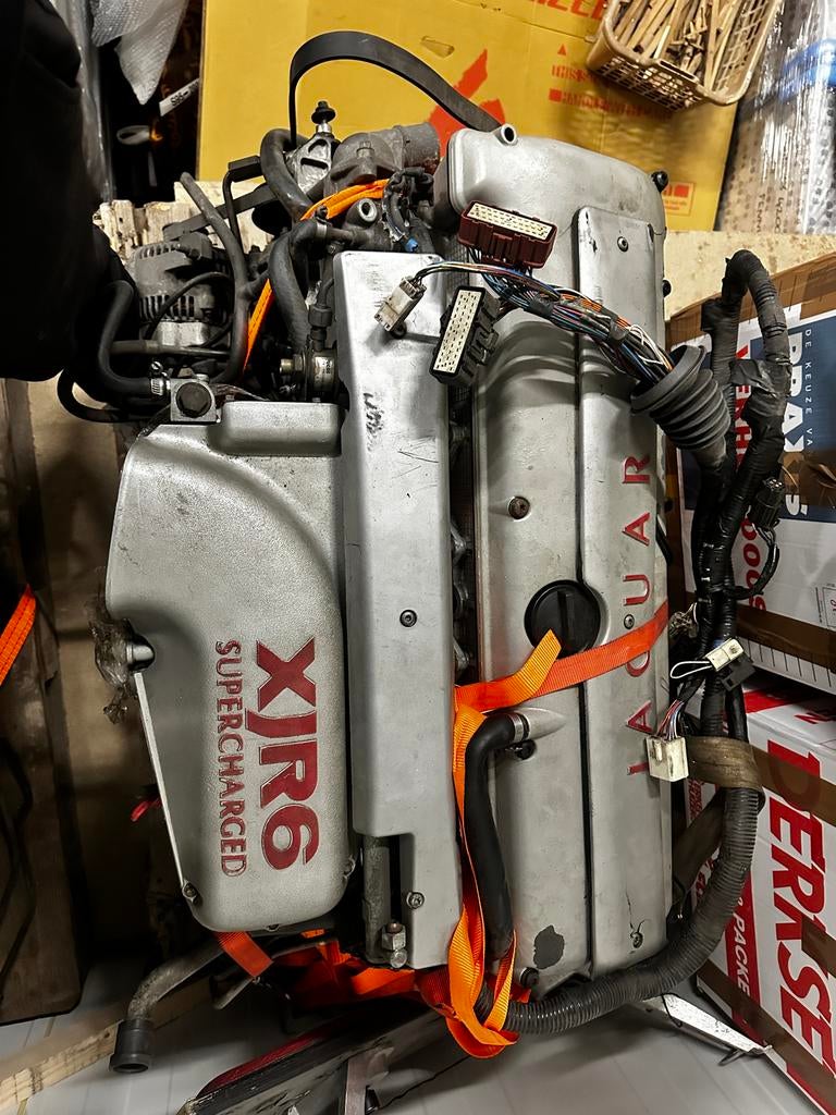 Motor+bak+ECU - Jaguar XJR6 Supercharged (AJ16) Engine Swap, Ophalen of Verzenden, Gebruikt, Jaguar