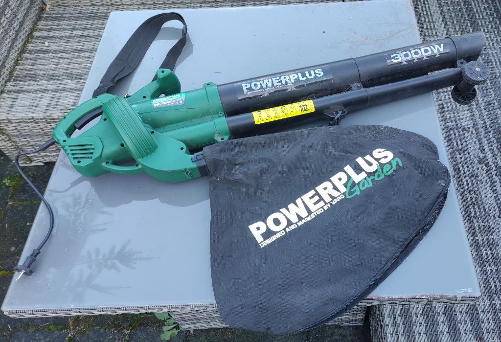 Bladblazer Power Plus POW63172, Tuin en Terras, Bladblazers, Ophalen of Verzenden, Gebruikt, Elektrisch, Met opvangzak