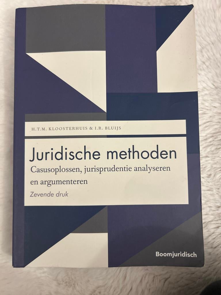 Juridische methoden, Boeken, Ophalen of Verzenden