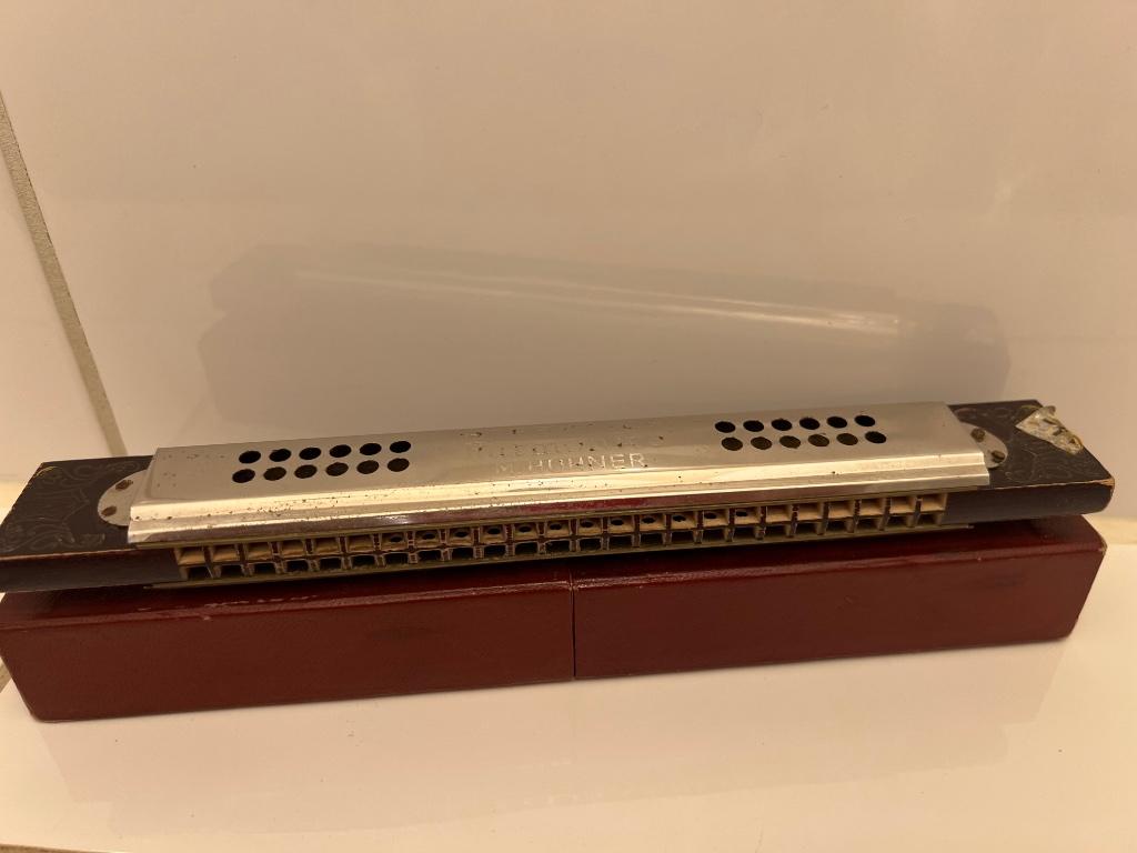 Harmonica M. Hohner Tremolo F, Ophalen of Verzenden, Gebruikt, Overige typen, Met koffer of doosje