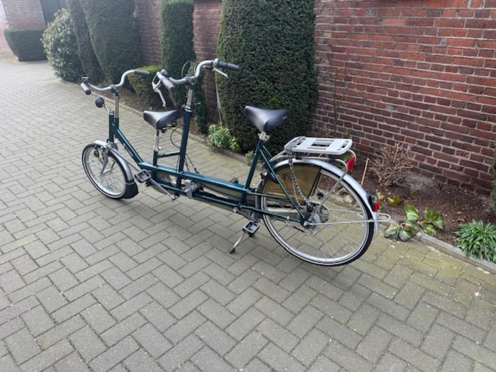 Van Raam Twinny Tandem, inschakelbare vrijloop, Minder dan 10 versnellingen, Ophalen of Verzenden, Zo goed als nieuw, 51 tot 55 cm