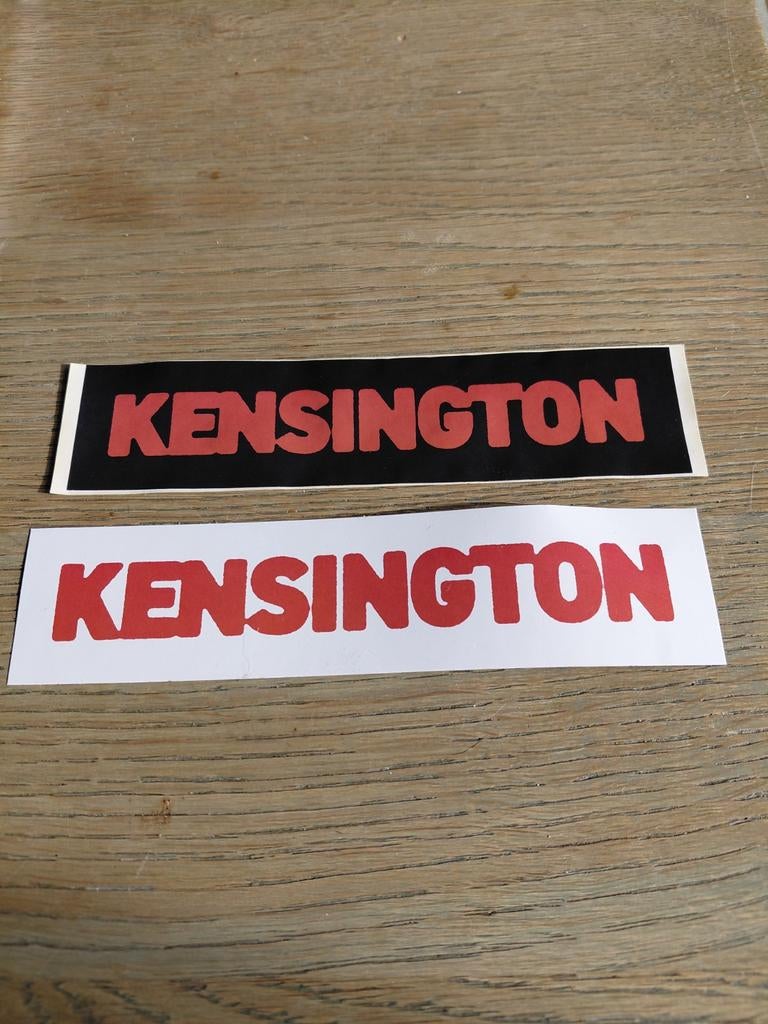 Kensington band stickers., Ophalen of Verzenden, Zo goed als nieuw, Overige typen