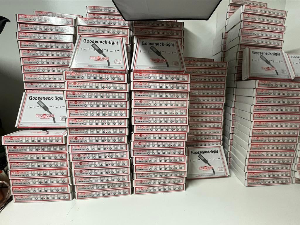 STUNTVERKOOP proDJuser GOOSENECK Light norm€39,50 nu €13,00!, Muziek en Instrumenten, Licht en Laser, Nieuw, Laser, Kleur, Ophalen