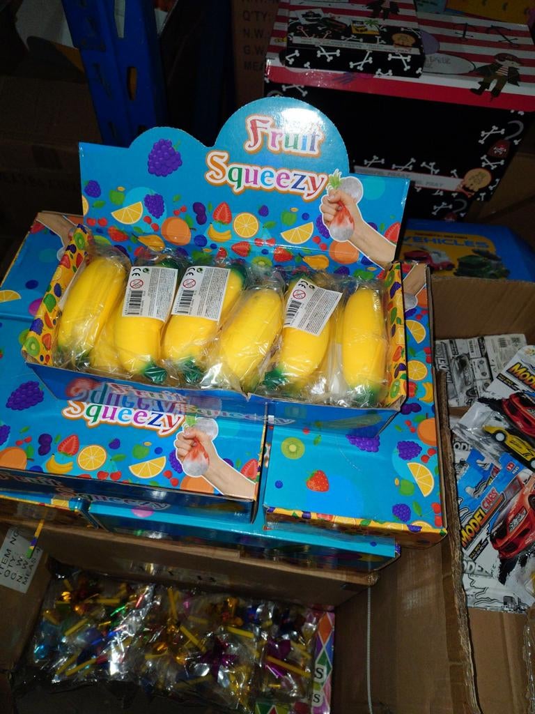 Partij squeeze Bananen Anti Stress, ., Nieuw, Ophalen of Verzenden, .