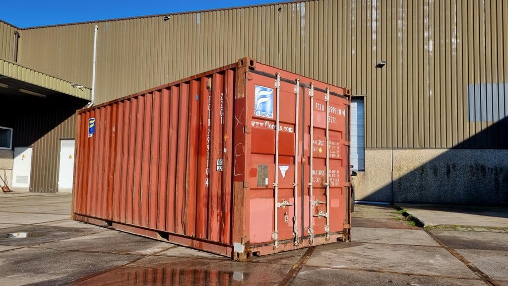 Zeecontainer 20ft gebruikt zeecontainers, Ophalen of Verzenden