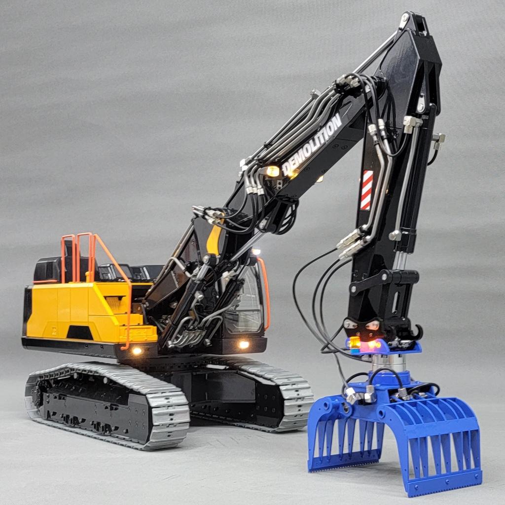 RC 1/14 RTR Volvo EC 380 Graafmachine Kraan MT LESU Tamiya, Ophalen of Verzenden, Nieuw