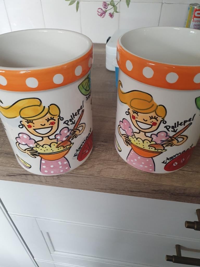 Blond Amsterdam Potten - Set van 2, Ophalen of Verzenden, Gebruikt