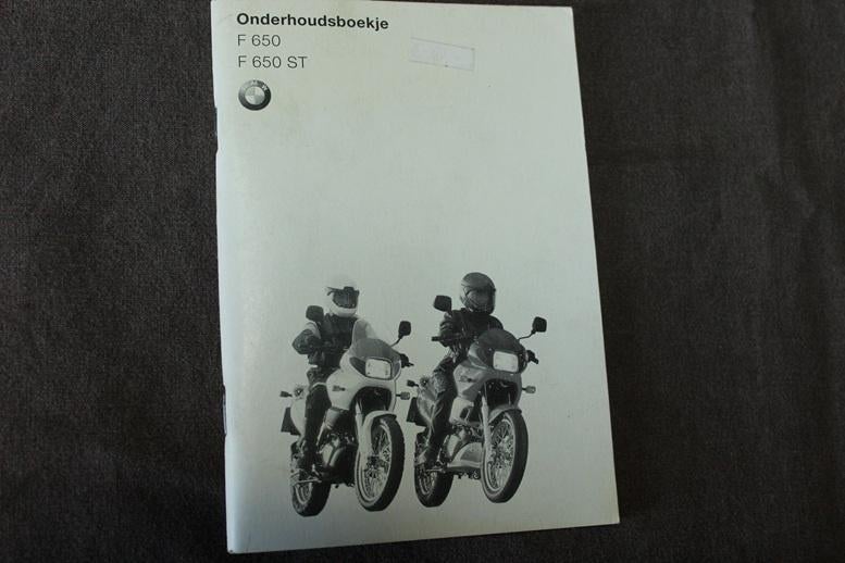 BMW F650 ST 1998 onderhouds / service boekje F650ST, Ophalen of Verzenden, BMW