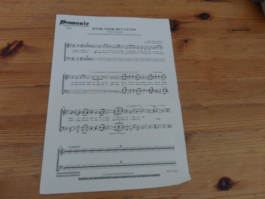 Losse Koor Bladmuziek - Kerst / Religieus, Muziek en Instrumenten, Ophalen of Verzenden, Religie en Gospel, Artiest of Componist