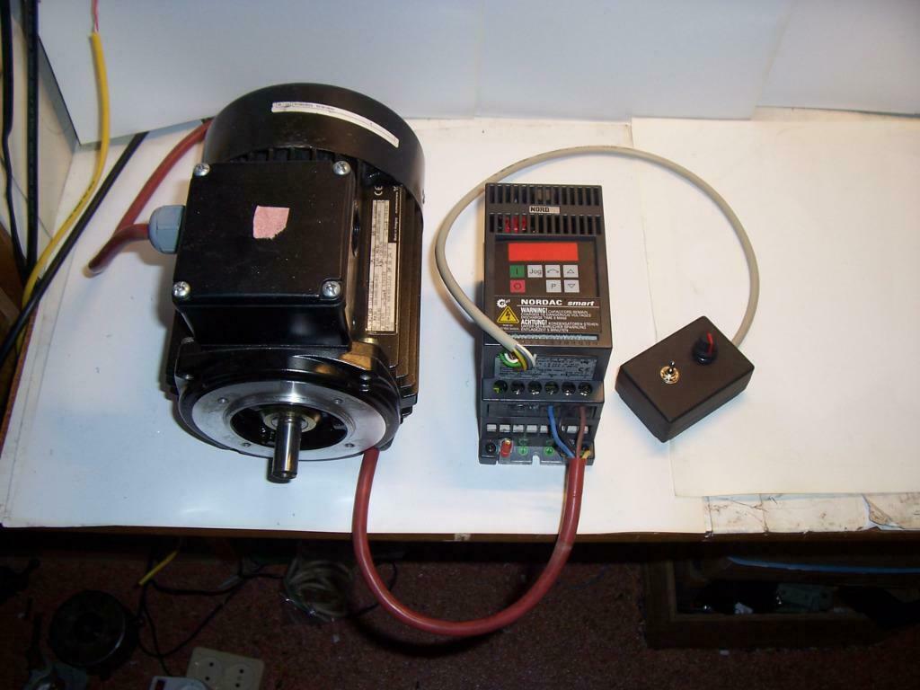 Emco 5 ombouwset motor met toerenregeling, Ophalen of Verzenden, Zo goed als nieuw, Metaaldraaibank