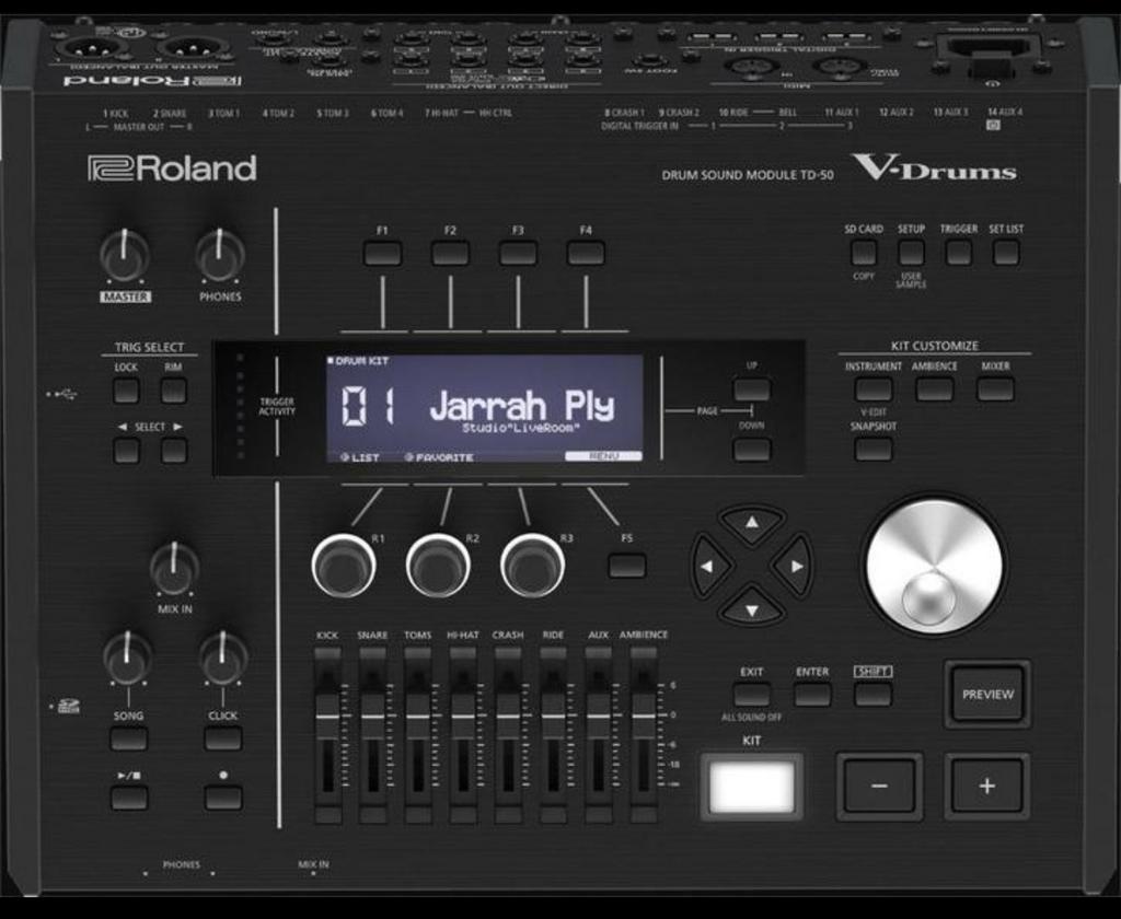 Roland td 50x module, Muziek en Instrumenten, Drumstellen en Slagwerk, Ophalen of Verzenden, Zo goed als nieuw, Roland