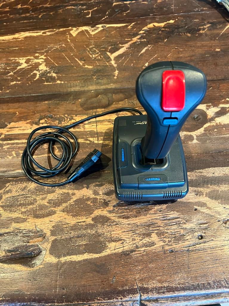 Quickshot QS-123 Joystick - Vintage Gaming, Computers en Software, Joysticks, Ophalen, Gebruikt