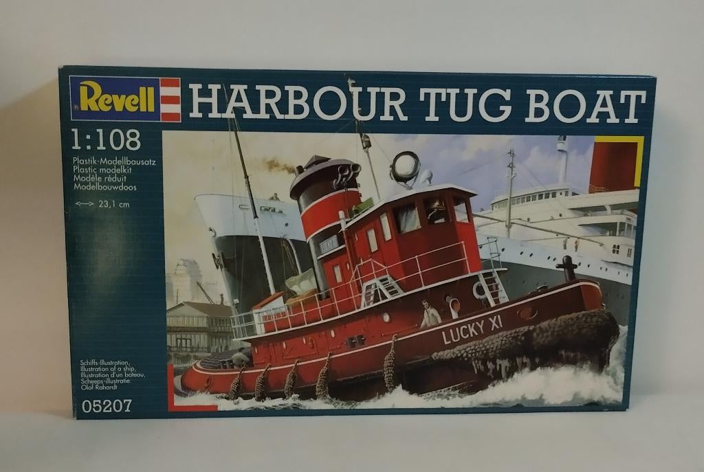 Revvel Bouw Schip Tug Boat, Hobby en Vrije tijd, Ophalen of Verzenden, Nieuw, 1:50 of kleiner