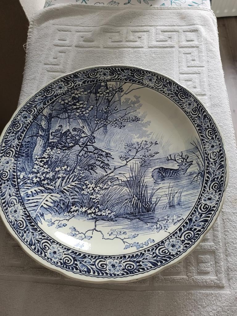 Delftsblauw bord, Antiek en Kunst, Ophalen