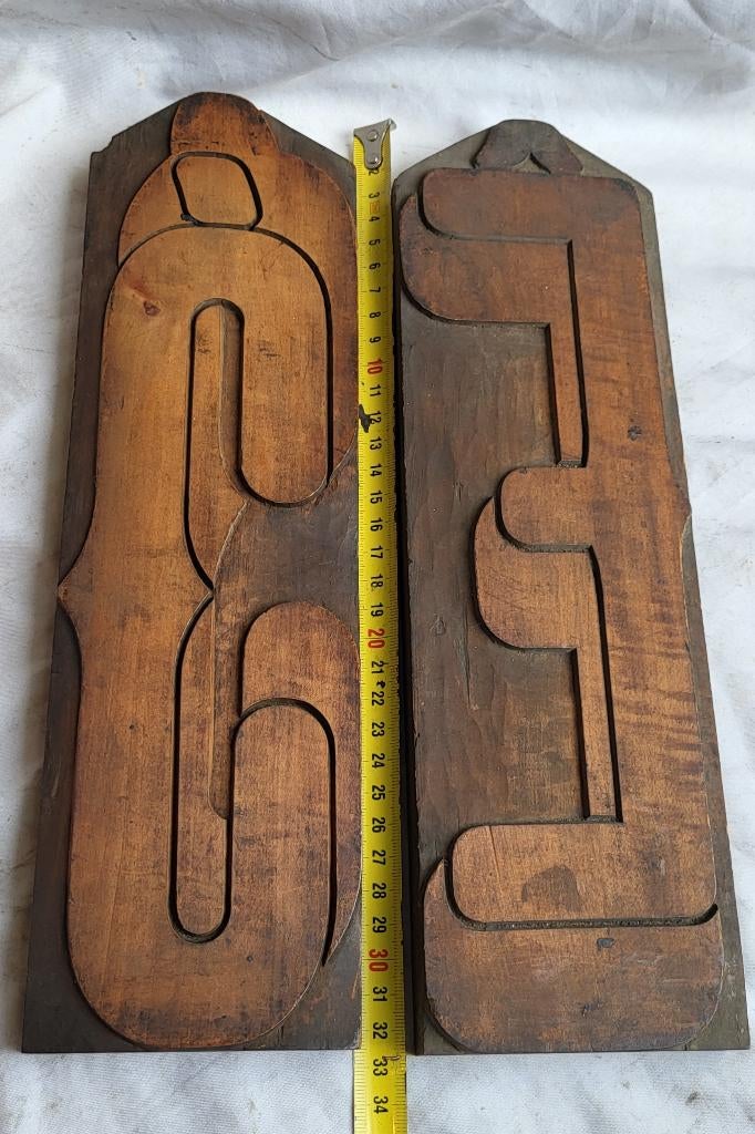 Mega grote unieke letters (drukletters, biljetletters), Ophalen of Verzenden