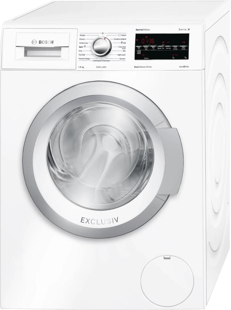 Bosch WAT28490NL ,8 kg,1400 T. LED Display, startuitst.Garan