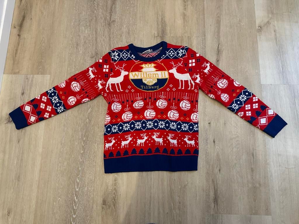 Willem II Kersttrui Kindermaat 152 - Goede Staat!, Ophalen of Verzenden, Gedragen, Overige maten