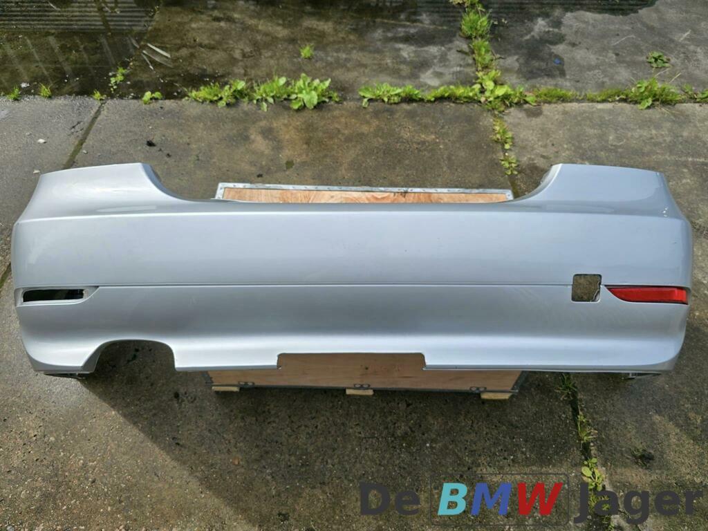 Achterbumper grijs BMW 5-serie E60 51120149317, Gebruikt, Ophalen of Verzenden, Achter, Bumper