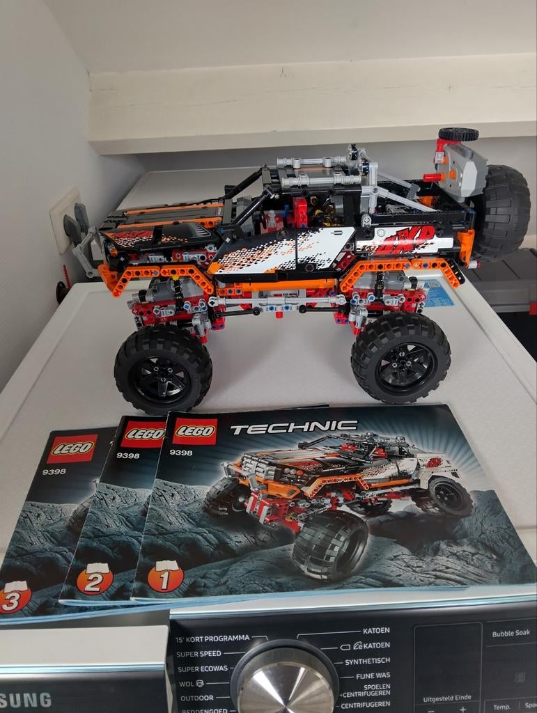 Technic lego 9398 4x4 pickup, Ophalen, Gebruikt, Complete set, Lego