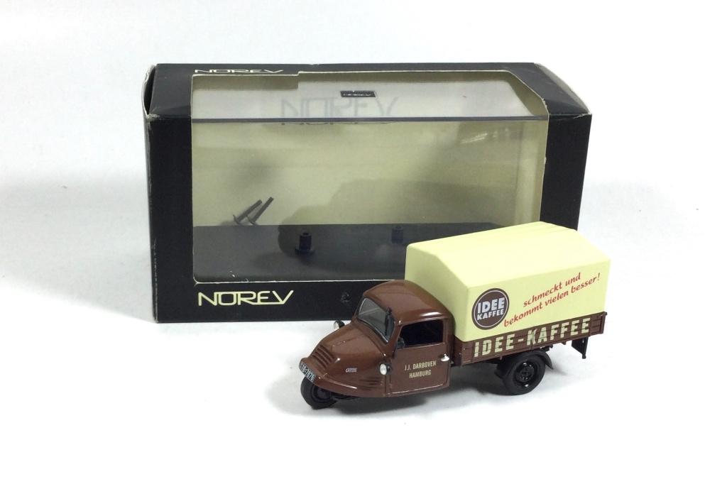 Norev 1:43 Goliath GD750 3-wieler bestelwagen Idee -Kaffee, Ophalen of Verzenden, Nieuw, Auto, Norev