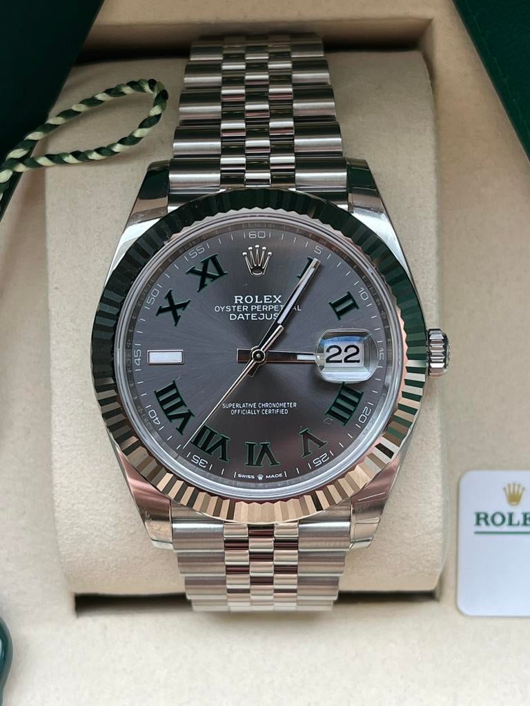 Rolex Datejust 126334 Wimbledon Jubilee (2026) NEW/UNWORN, Staal, Polshorloge, Nieuw, Ophalen of Verzenden