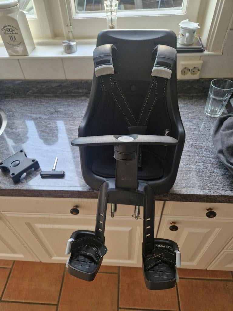 Bobike baby seat exclusive mini. Fietsstoeltje voor, Fietsen en Brommers, Fietsaccessoires | Fietsstoeltjes, Ophalen, Voetsteuntjes