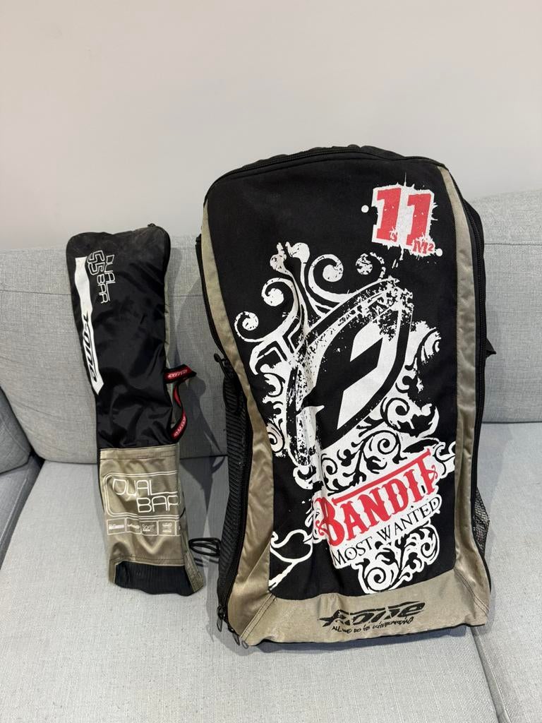Complete Kitesurf Set F-One Bandit 11m Trax Gold, Watersport en Boten, Kitesurfen, Ophalen, Gebruikt, Kitesurf-set, Twintip