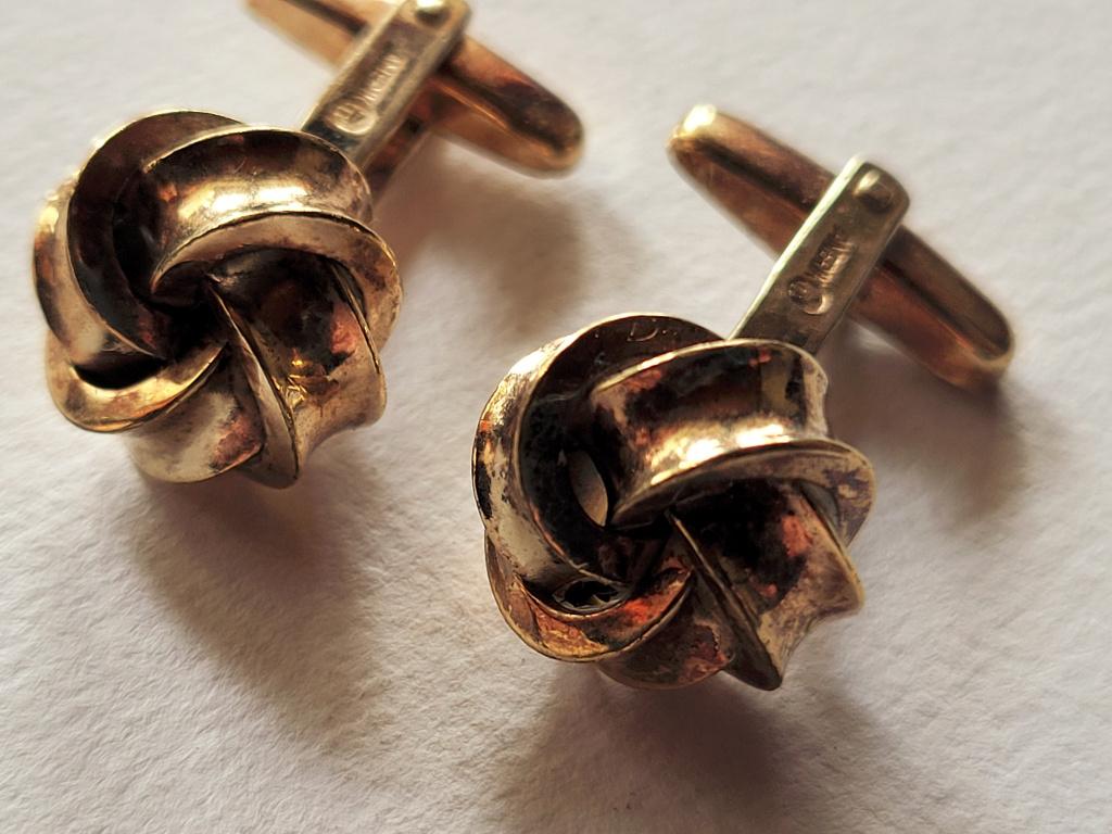 Vintage: AMERIK Manchet Knopen / MANCHETKNOPEN Doublé, Sieraden, Tassen en Uiterlijk, Antieke sieraden, Ophalen of Verzenden, Overige materialen